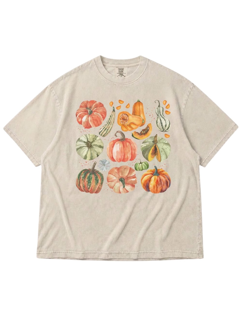 Comfort Colors Ivory Graphic Pumpkin Tee